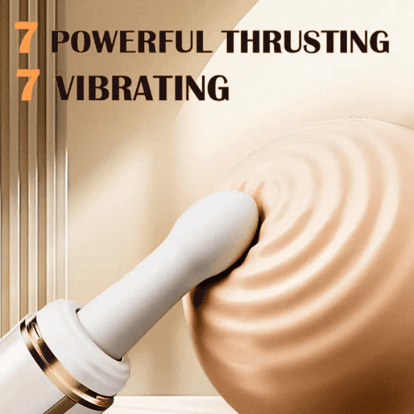 Hellofuntoys™ Heating 7 Thrusting 7 Vibrating Heating Sex Machine