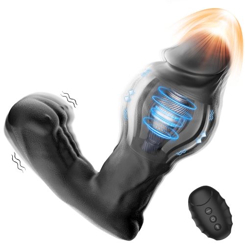 Hellofuntoys™ Inflatable Prostate Massager: 10 Vibration Modes, Heating & Remote-Controlled Expansion