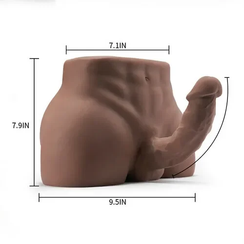 David - 8.8Lb Bendable Penis Male Torso Sex Doll