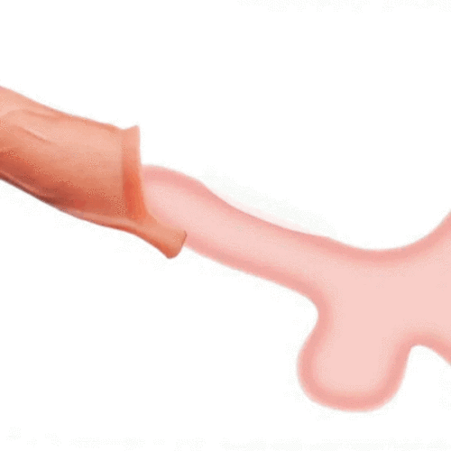 (BLACK) Hellofuntoys™ APP Controlled 9 Vibration Intensities Vibrating Penis Sleeve