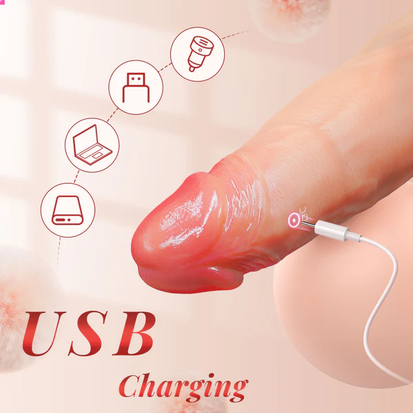 (BLACK) Hellofuntoys™ APP Controlled 9 Vibration Intensities Vibrating Penis Sleeve