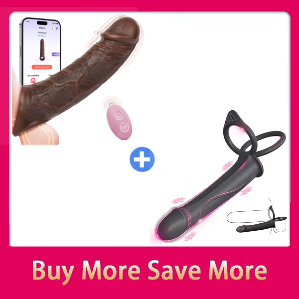 (BLACK) Hellofuntoys™ APP Controlled 9 Vibration Intensities Vibrating Penis Sleeve