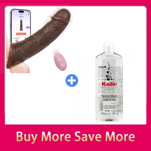 (BLACK) Hellofuntoys™ APP Controlled 9 Vibration Intensities Vibrating Penis Sleeve