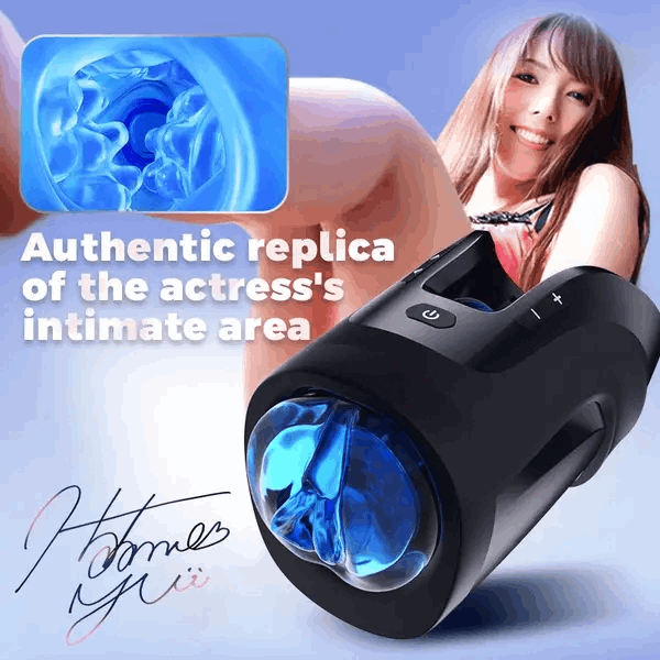 US$ 120.59 - Leten Cannon King Mini 3D Fleshy Telescopic Vibrating  Automatic Male Masturbator Blowjob Stroker