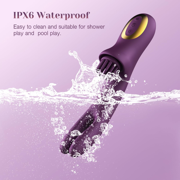 Hellofuntoys™ 10 x 6 x 7 Modes Come-Hither Clitoral Tickling Rabbit Vibrator