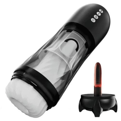 Hellofuntoys™ Ultra High Speed Male Masturbator Twisting Thrusting Vibrating