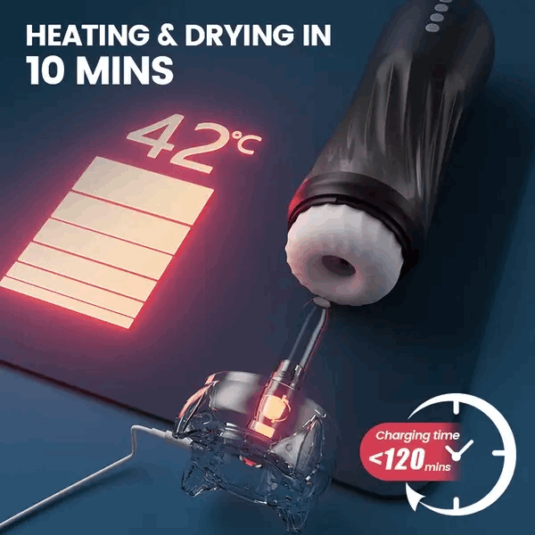 Hellofuntoys™ Ultra High Speed Male Masturbator Twisting Thrusting Vibrating