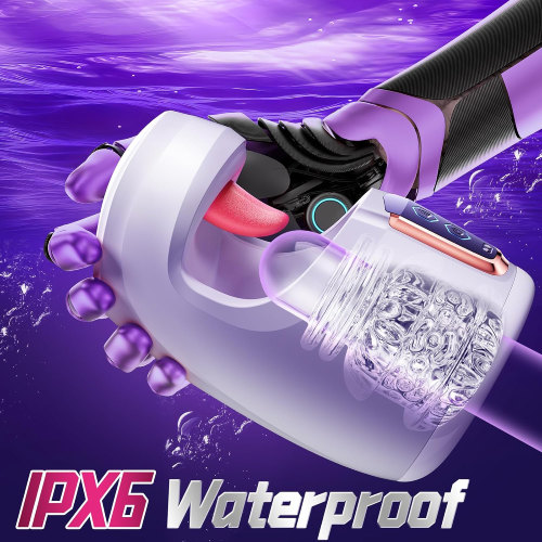 Hellofuntoys™ Blowjob Queen 10 Tapping Thrusting Male Glans Training Stimulator