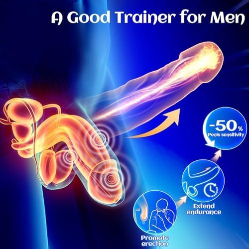 Hellofuntoys™ Male Vibrator - 10 Vibration Modes & Tentacle Stroker for Penis & Nipple Stimulation