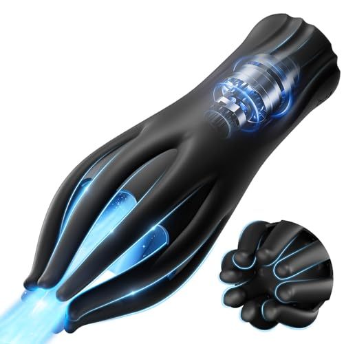 Hellofuntoys™ 2-in-1 Male Vibrator & Masturbator - 10 Powerful Vibrations for Penis Training & Stimulation