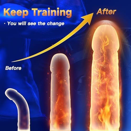 Hellofuntoys™ 2-in-1 Male Vibrator & Masturbator - 10 Powerful Vibrations for Penis Training & Stimulation