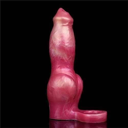 Hellofuntoys™ Male Penis Sleeve Enlarger – Soft Silicone Extension Sleeve with Cock Ring, 1.77in Solid Length