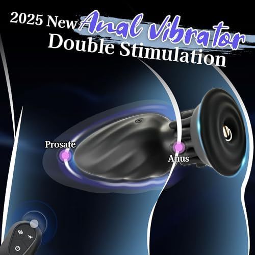 Hellofuntoys™ Rotating Anal Plug – 10 Vibration & Rotation Modes Prostate Massager with Tentacle Design & Remote Control