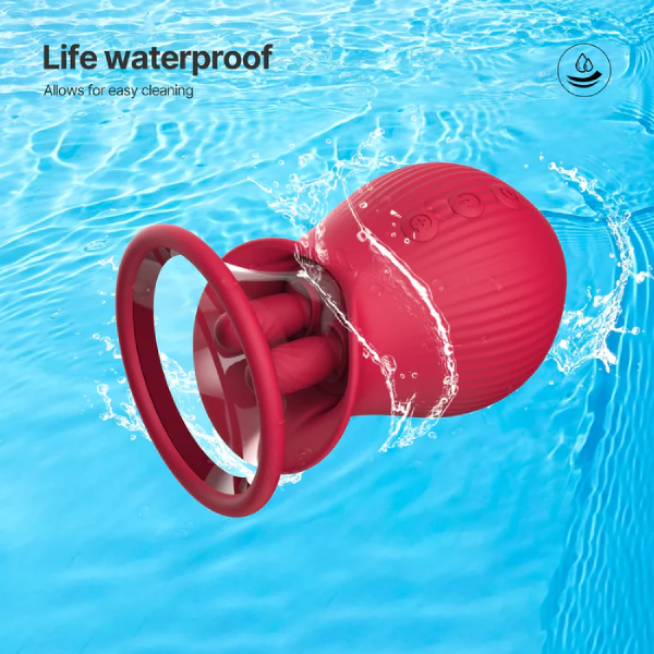 Hellofuntoys™ Tongue Magic: Interchangeable Clitoral & Nipple Sucker with 3-in-1 Pleasure Functions