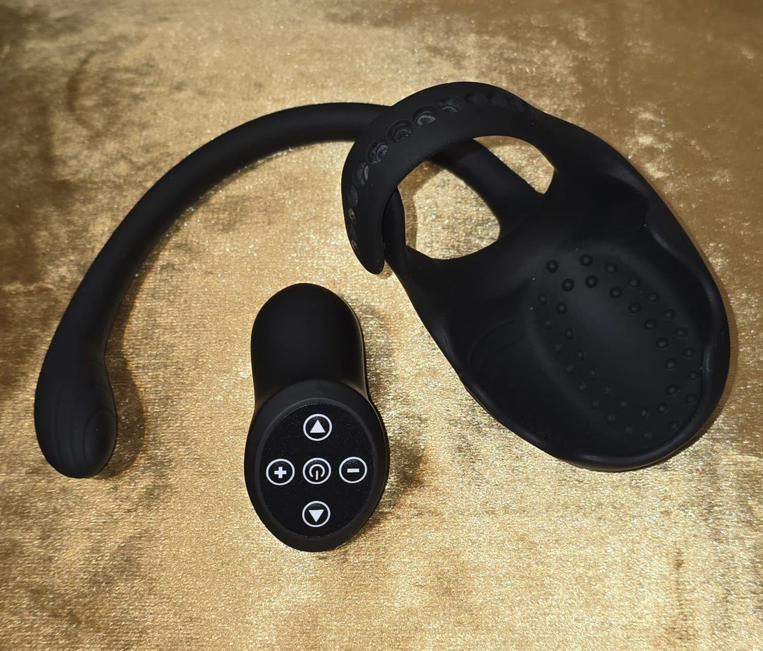 US$ 53.29 - Hellofuntoys Prostate & Taint Stimulator - Adjustable Vibrating  Cock Ring & Remote Control Anal Massager - www.hellofuntoys.com