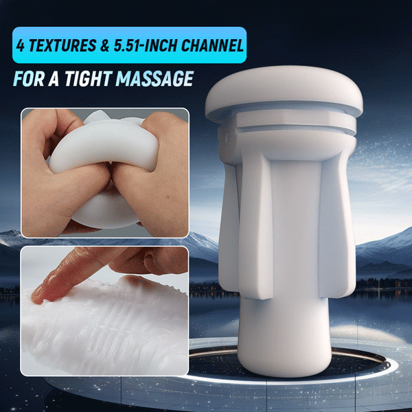 Hellofuntoys™ Automatic Lubrication 8 Thrusting & Sucking Handheld Male Stroker