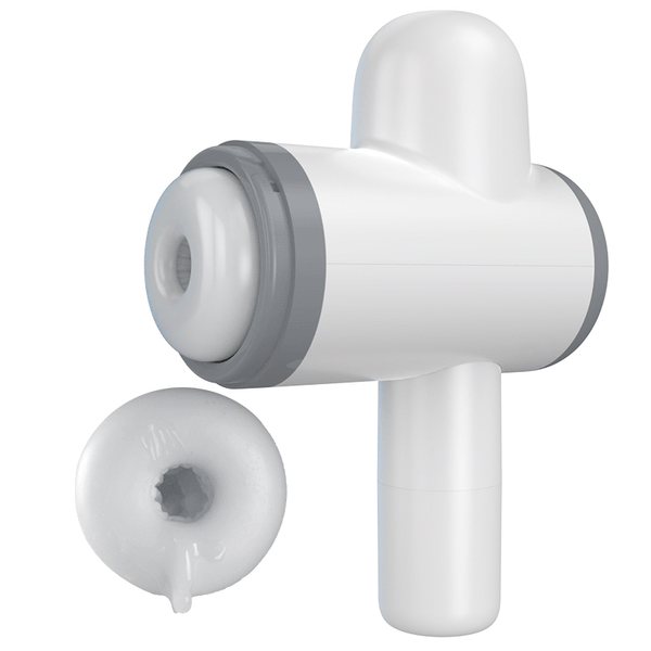Hellofuntoys™ Automatic Lubrication 8 Thrusting & Sucking Handheld Male Stroker