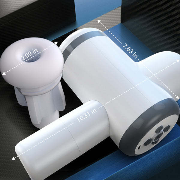 Hellofuntoys™ Automatic Lubrication 8 Thrusting & Sucking Handheld Male Stroker