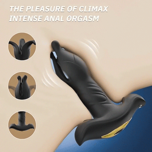 Remote Control 9 Tension Shock Flapping Thrusting Vibrating Butt Plug  Prostate Massager