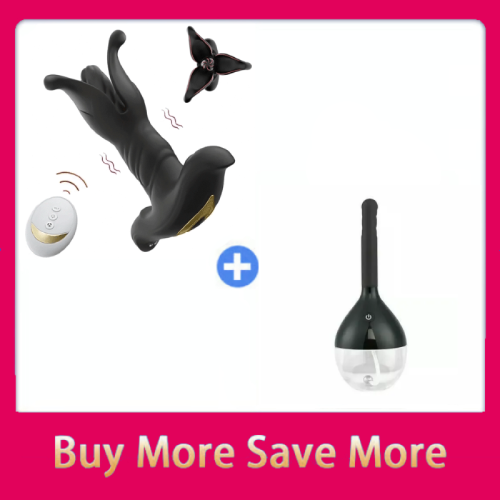 Hellofuntoys™ Remote Control 9 Tension Shock Flapping Thrusting Vibrating Butt Plug Prostate Massager