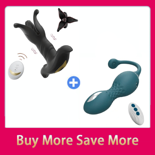 Hellofuntoys™ Remote Control 9 Tension Shock Flapping Thrusting Vibrating Butt Plug Prostate Massager