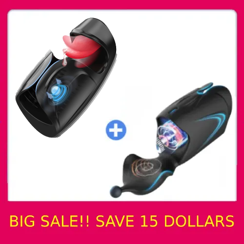 10 Tongue Licking Vibrations and 10 Beating Vibration Modes Penis Training Vibrator