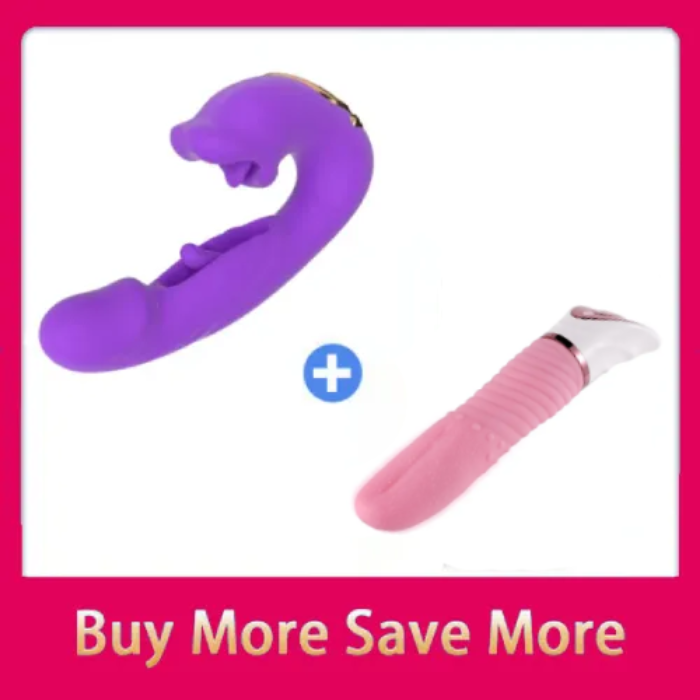 Jolty Tongue Realistic ​High-Quality Silicone Soft Clitoral Tongue Vibrator