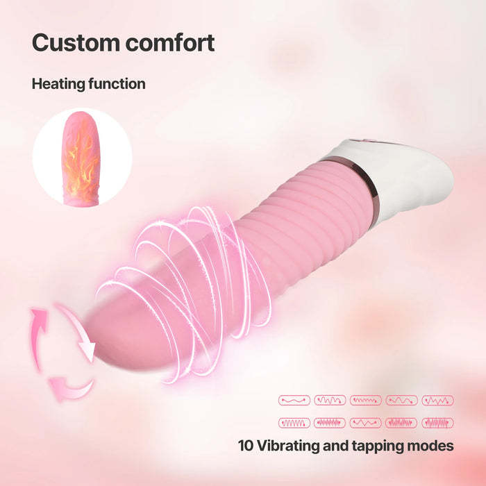 Jolty Tongue Realistic ​High-Quality Silicone Soft Clitoral Tongue Vibrator