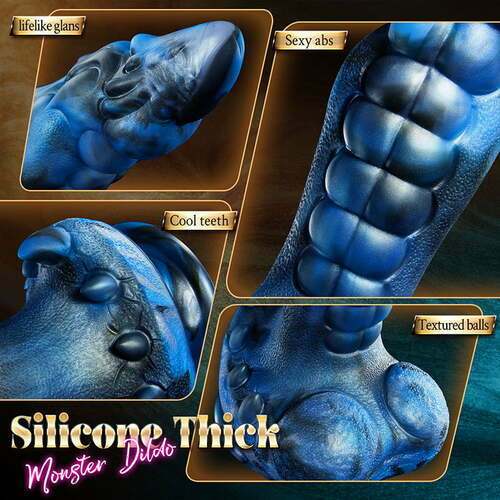 Leviathan 8 Thrusting Vibrating Swing Heating Huge Dildo with Suction Cup 9.5 Inch