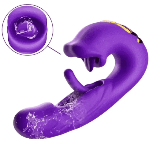 thrusting g spot vibrator Bang! Thrusting Rechargeable Silicone Dildo G-Spot Vibrator, Pink main image 0