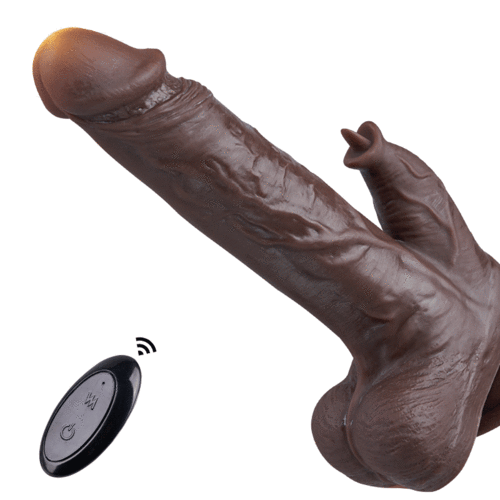 【1:1 Lifelike Upgraded Licking Dildo】Swing Thrusting Vibrator with Heating Modes Adult Toys