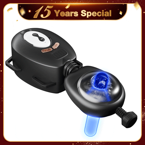 2025 Latest Hands-Free Waist-Strap Thrusting & Vibrating Male Masturbator with Remote Control