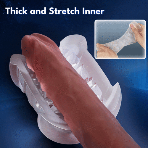 Hellofuntoys™ Automatic 3 Frequency Telescopic Handheld Male Masturbator