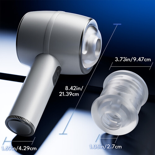 Hellofuntoys™ Automatic 3 Frequency Telescopic Handheld Male Masturbator