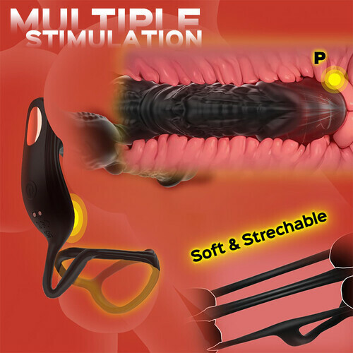 Strong Strike Enhanced Version 6-in-1 Rapid Thrusting Remote & App-Controlled Prostate Massager
