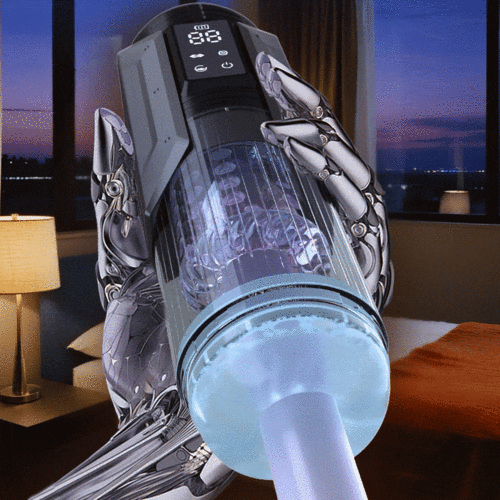 Queen Kendal - 7 Mode Vacuum Sucking & Vibrating Masturbator with LCD Display