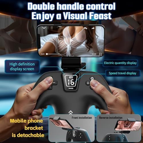 5 Speed & 10cm Thrusting Distance with Climax Mode Automatic Male Stroker with Phone Stand