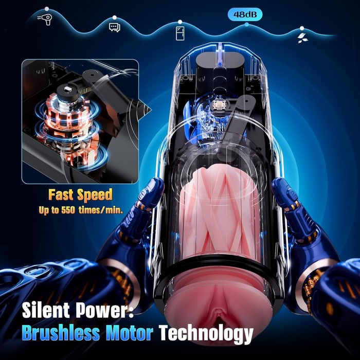 Hellofuntoys™ EINSEO APP Control Thrusting Heating Male Stroker