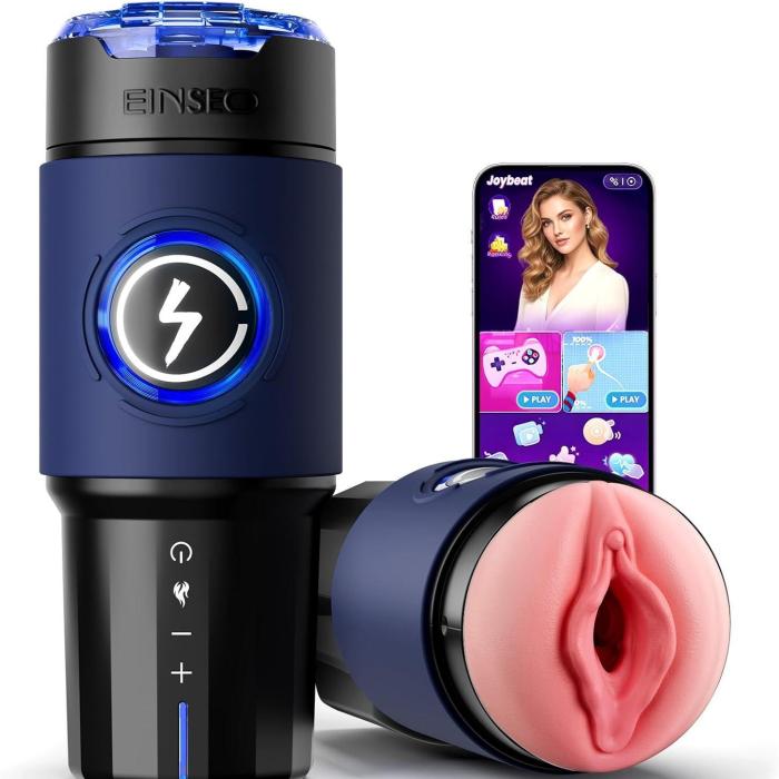 Hellofuntoys™ EINSEO APP Control Thrusting Heating Male Stroker