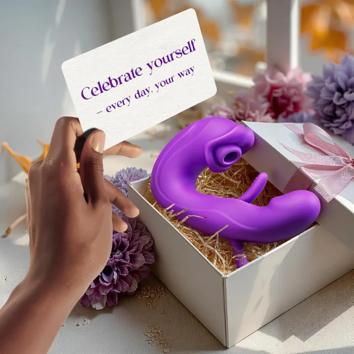 APP Control G-spot Women Sex Toy with 7 Flapping Vibrating & 7 Sucking Modes