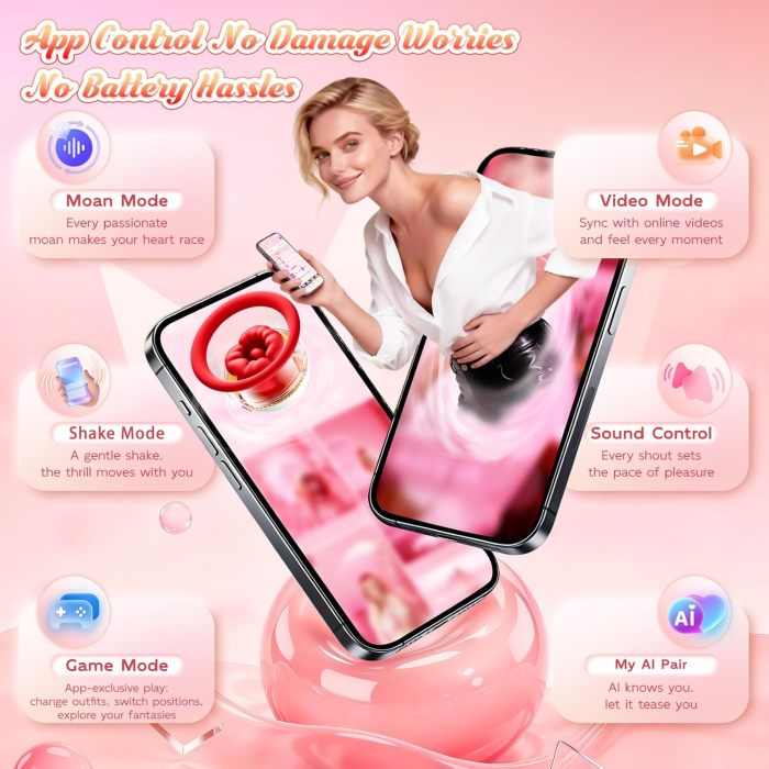 Hellofuntoys™ 2026 Lastest APP Control 9 Vibrating 3 Sucking Nipple Toy