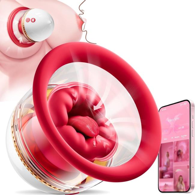 Hellofuntoys™ 2026 Lastest APP Control 9 Vibrating 3 Sucking Nipple Toy
