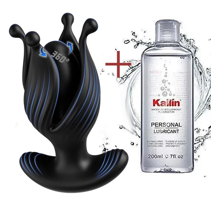 Hellofuntoys™ App Control 360° Expanding Prostate Massager With 10 Vibration & Rotation Modes