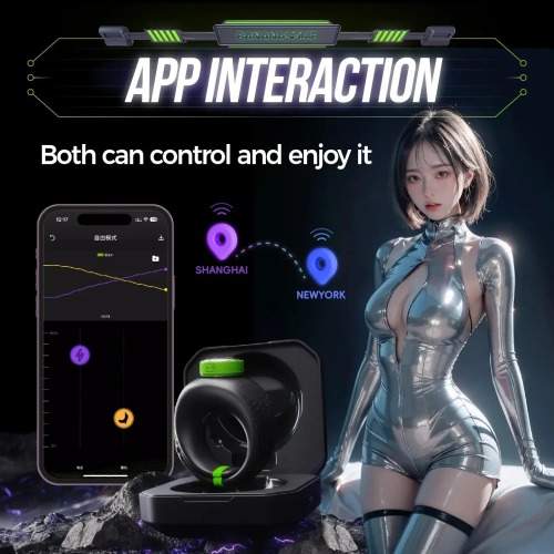 DRAGON S1 App Control Electro-Stim & Vibrating Cock Ring