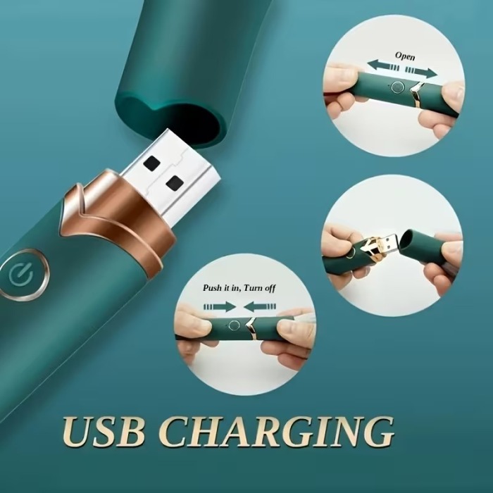 Vibrating Makeup Brush with Detachable Bullet Vibrator