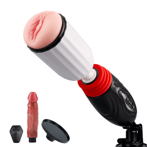 Hellofuntoys™ 2 in 1 Thrusting Heating Sex Machine with Remote Control