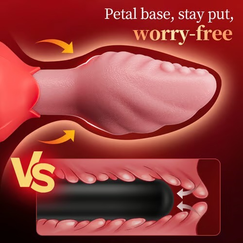 Hellofuntoys™ App-Controlled 9 Vibrating and 360° Rotating Anal Vibrator with Rose Base