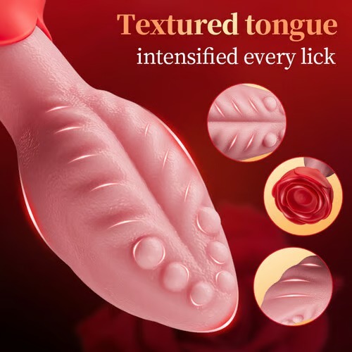 Hellofuntoys™ App-Controlled 9 Vibrating and 360° Rotating Anal Vibrator with Rose Base