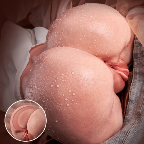 Luna Doll Realistic Butt – Dual-Layer Silicone & Lifelike Jelly Texture