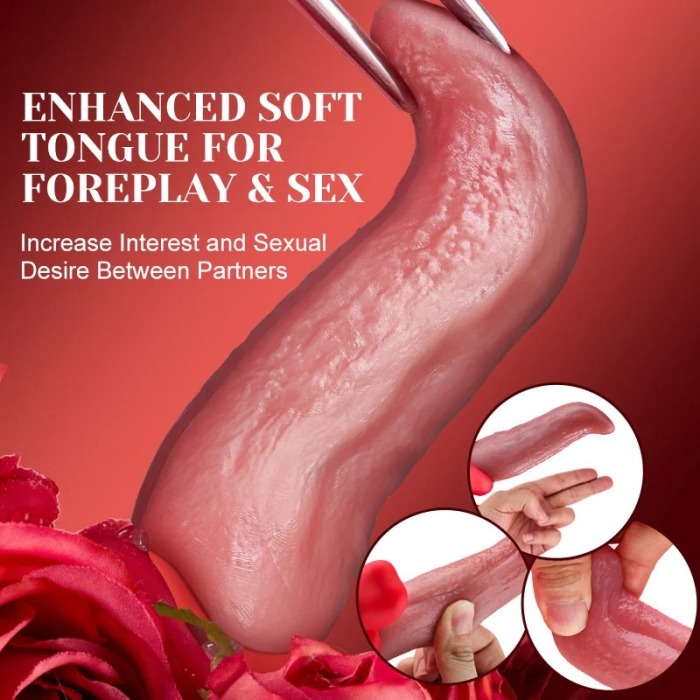 Hellofuntoys™ Deep Wriggle Tongue Vibrator – Swinging Licking Action